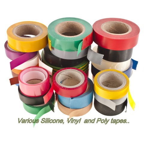 Silicone adhesive tapes